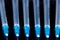 Medical Syringes NeedleÂ on Black Background, Close up Syringe, Health care concept